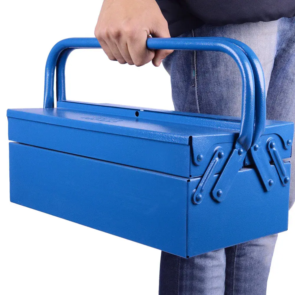 Caixa sanfonada com 3 gavetas 40X20X17CM MOD04 Fercar — fotografia 5