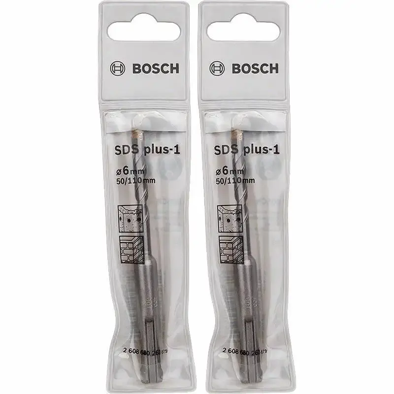 Broca SDS plus 6MM x 110MM kit com 2 unidades 2608680262 Bosch — fotografia 4