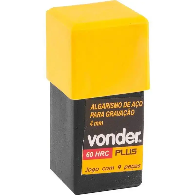 Tipo numérico 4MM com 9 peças 3609040000 Vonder — fotografia 3