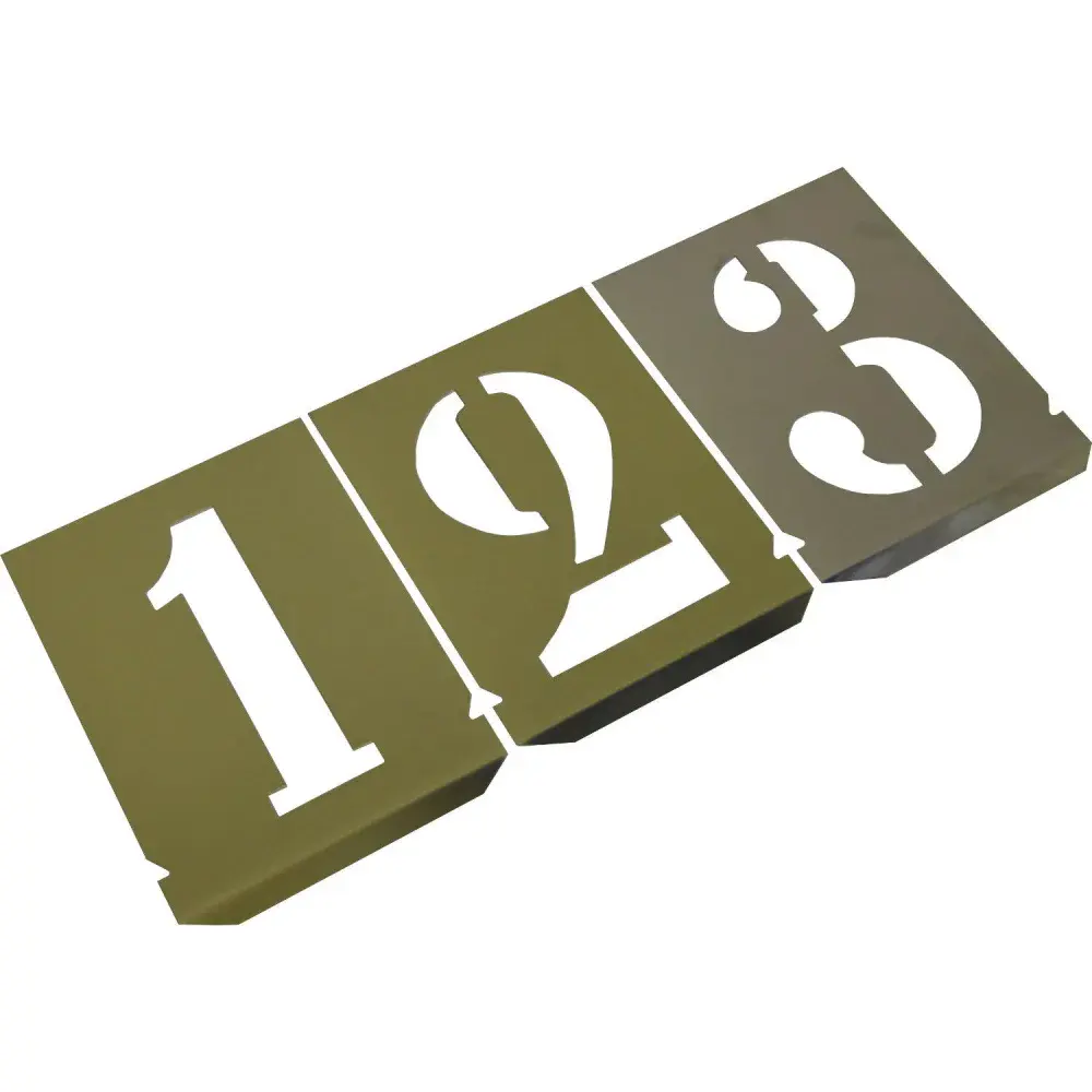 Algarismo em lâmina 0 a 9 100MM para pintura IMK-73 Krause