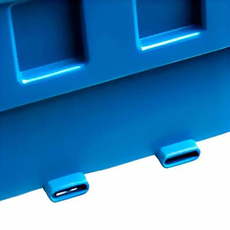 Caixa plástica N°5 azul porta componentes prática 5A Marcon — fotografia 3