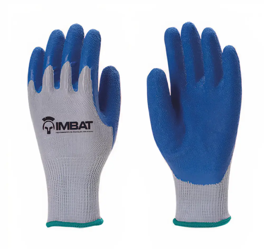 Luva de algodão/latex azul T9 LV-A-BLAZ-9 Imbat