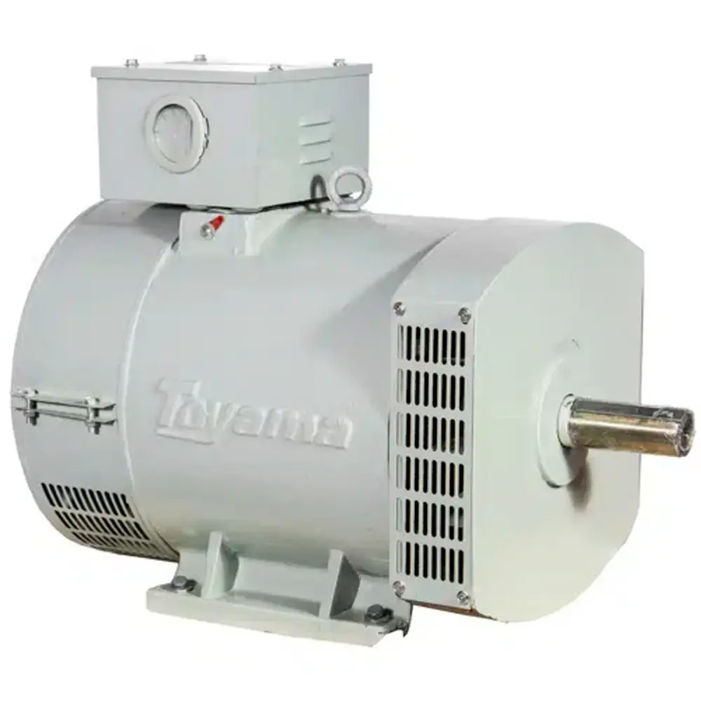 Alternador 12,4 KVA monofásico 127/220V TA12.4CS2 4 polos 270-004 Toyama — fotografia de referência
