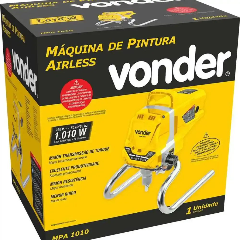 Maquina de pintura airless 1,3HP MPA1010 6220110220 Vonder 110 V — fotografia 10