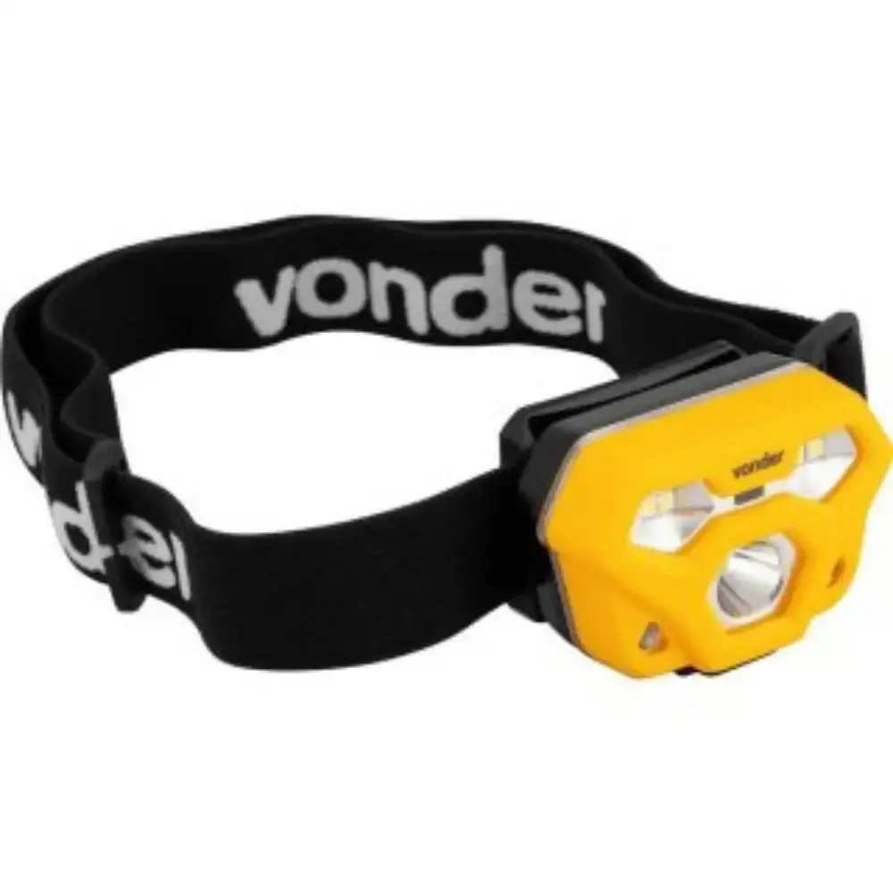 Lanterna para cabeça recarregável LED SMD LCV 400 Vonder — fotografia 2