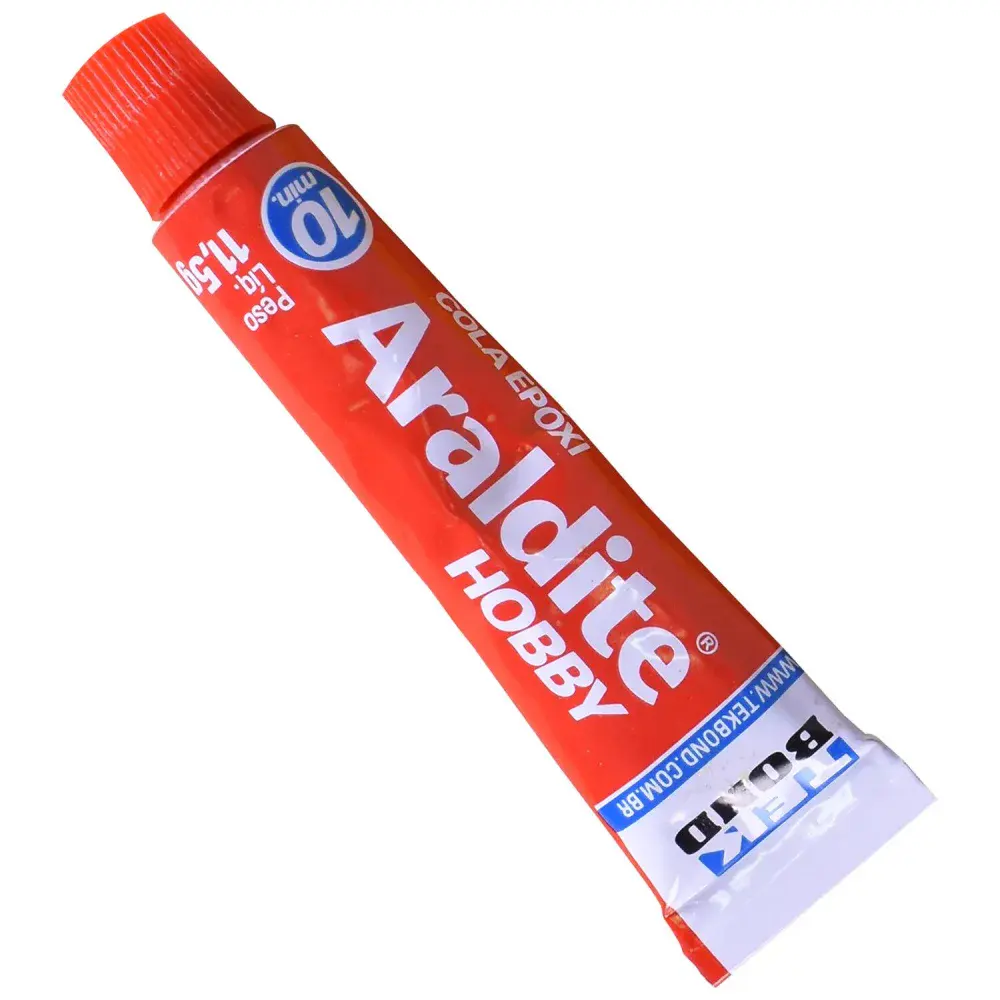 Adesivo hobby Araldite 23G com super cola 2G tekbond — fotografia 4