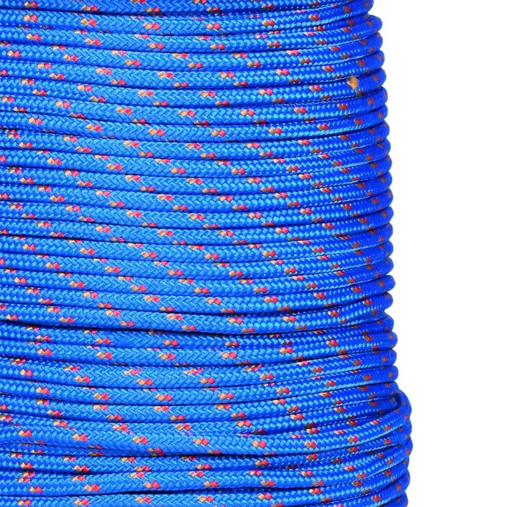 Corda pet trançada azul/colorida 8MM 100% poliéster Collins — fotografia 7