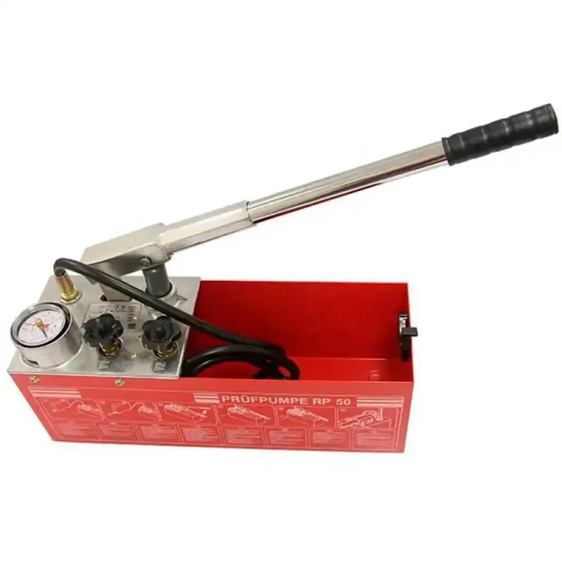 Bomba de teste hidráulico RP50 reservatório 12 litros WTRP50 Merax — fotografia 2