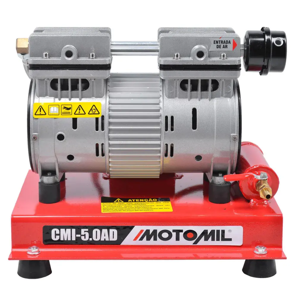 Compressor ar direto sem óleo 5PCM CMI-5,0 ad MotoMil - 220V — fotografia 2