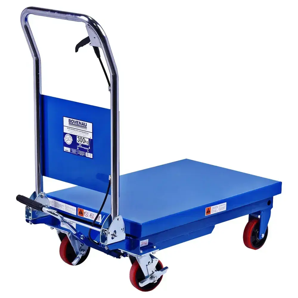 Mesa hidráulica pantográfica ME300 300KG Bovenau — fotografia 7