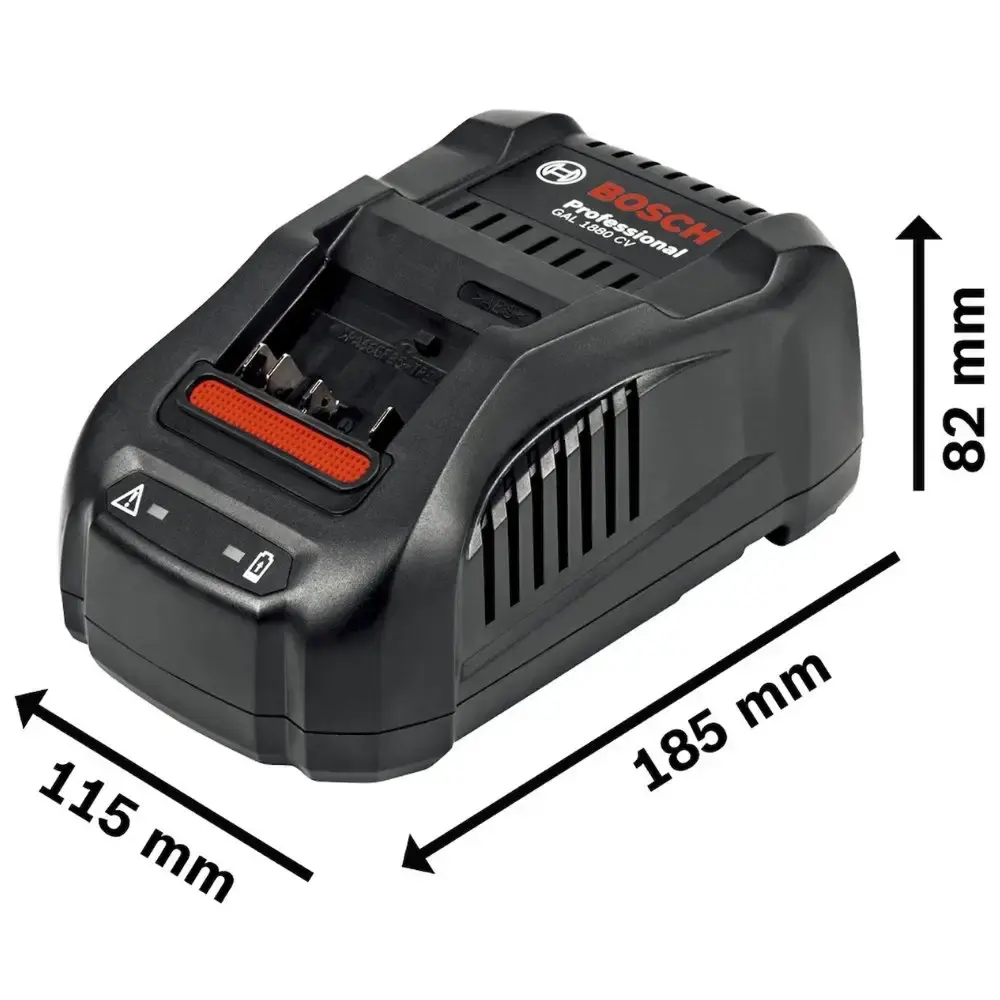Kit de 2 baterias 8,0AH 18V procore e carregador gal 1880CV 220V Bosch — fotografia 3