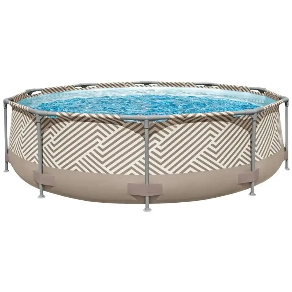 Piscina de armação circular 5.200 litros diâmetro 3,05 metros Mor — fotografia de referência
