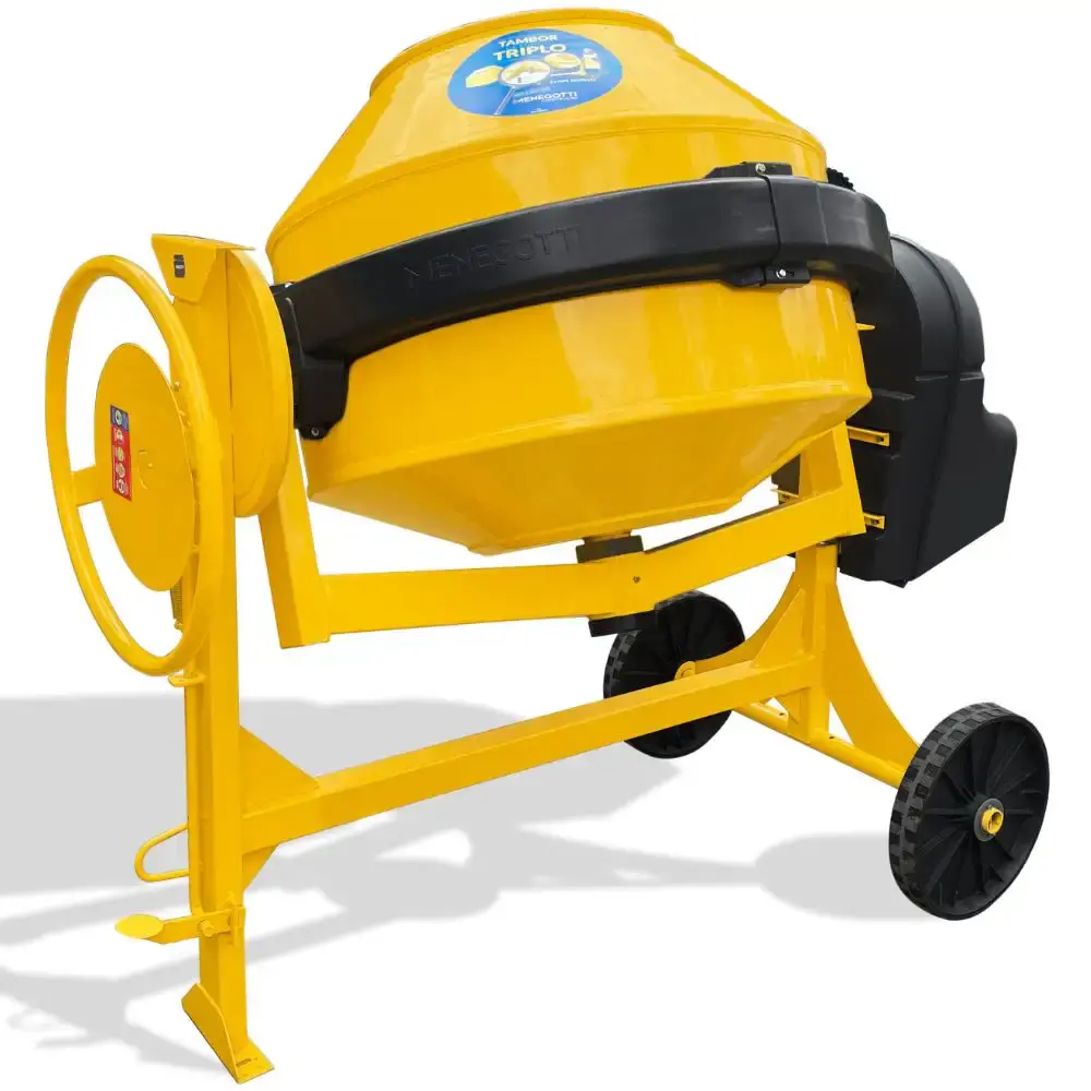 Betoneira prime 400 litros com motor monofásico Menegotti — fotografia 3