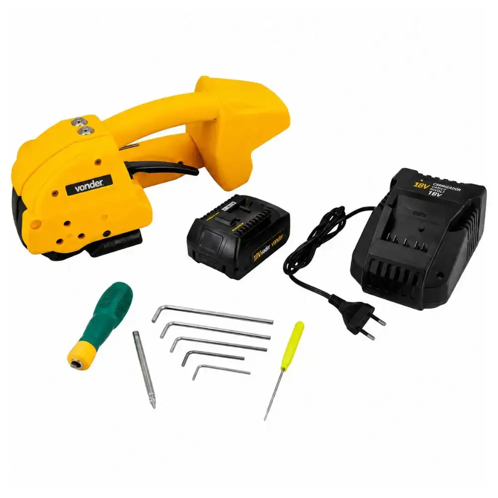 Máquina a Bateria 18 V para Arquear Fitas 16 mm a 19 mm MAF 190 VONDER