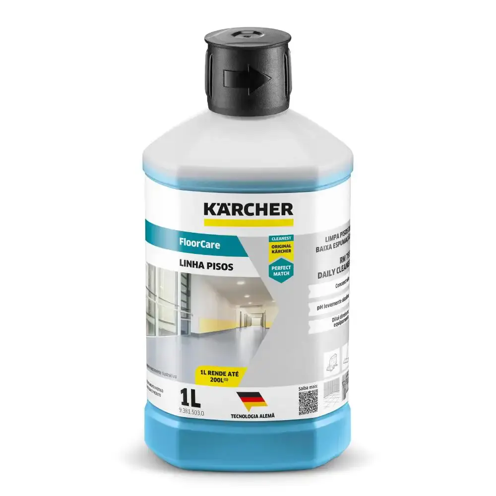 Detergente concentrado floorcare RM 755 daily cleaner 1L Karcher