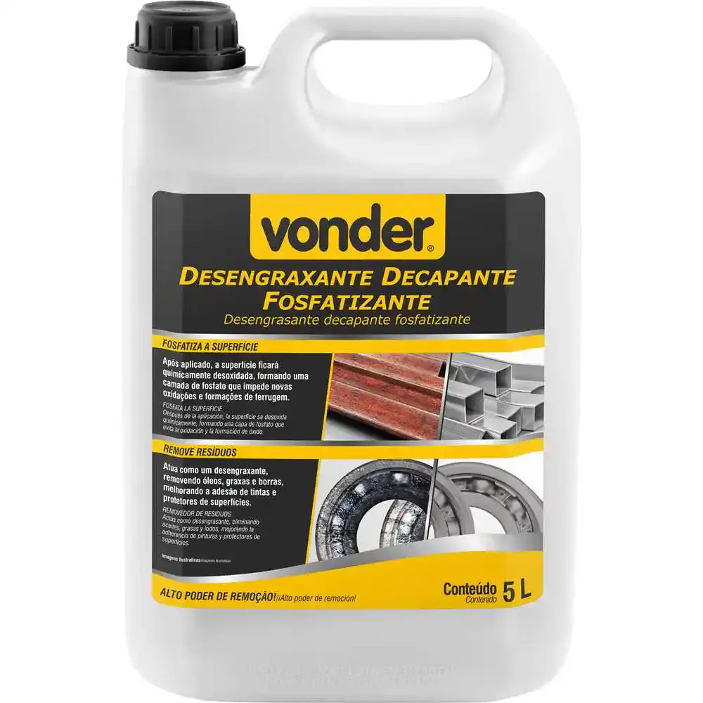 Desengraxante decapante fosfatizante 5 litros vonder Vonder Cross