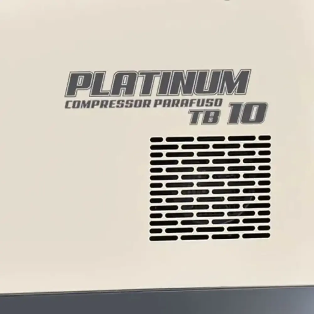 Compressor de parafuso platinum TB 10 380V 60HZ 8 bar techto cross — fotografia 2