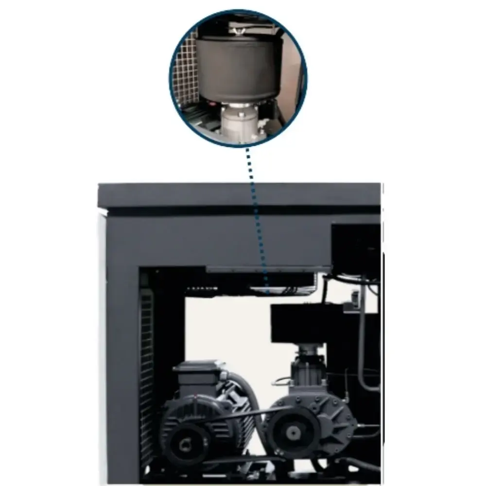 Compressor de parafuso platinum 40HP 8BAR 220V TB40 techto — fotografia 4