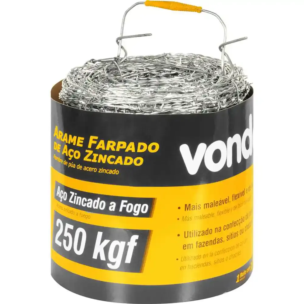 Arame farpado 250 kgf 250M 3174250250 Vonder