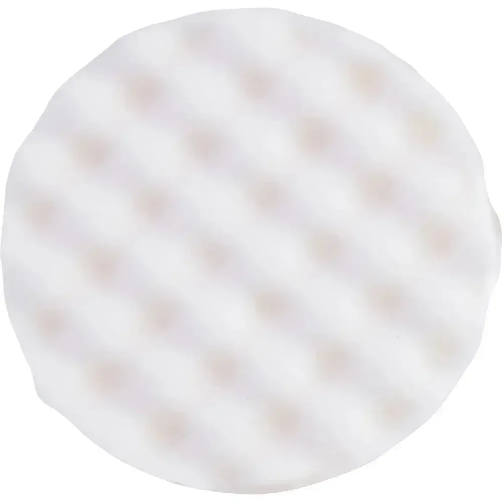 Boina de espuma para refino automotivo 165MM branca Worker — fotografia 6
