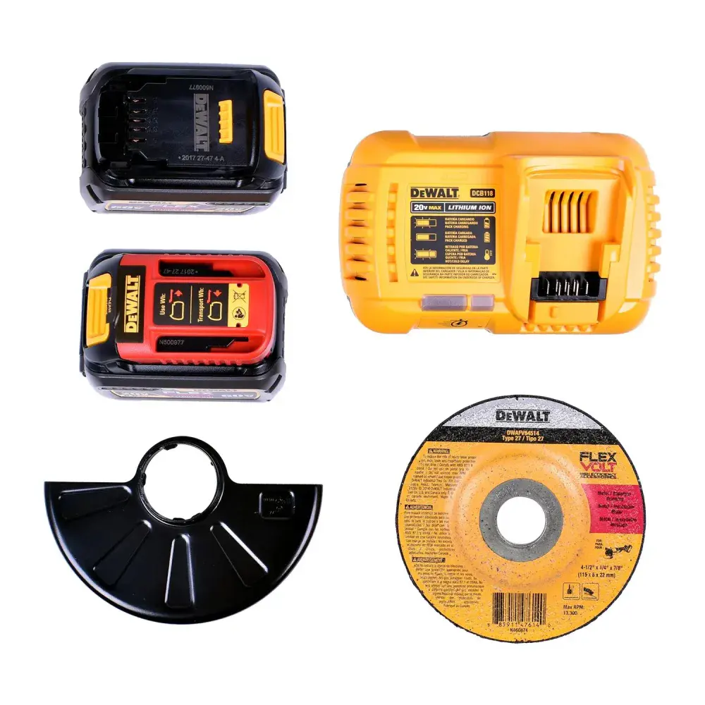 Esmerilhadeira angular bat 4.1/2 6 DCG414T2 Dewalt – 220 v — fotografia 11