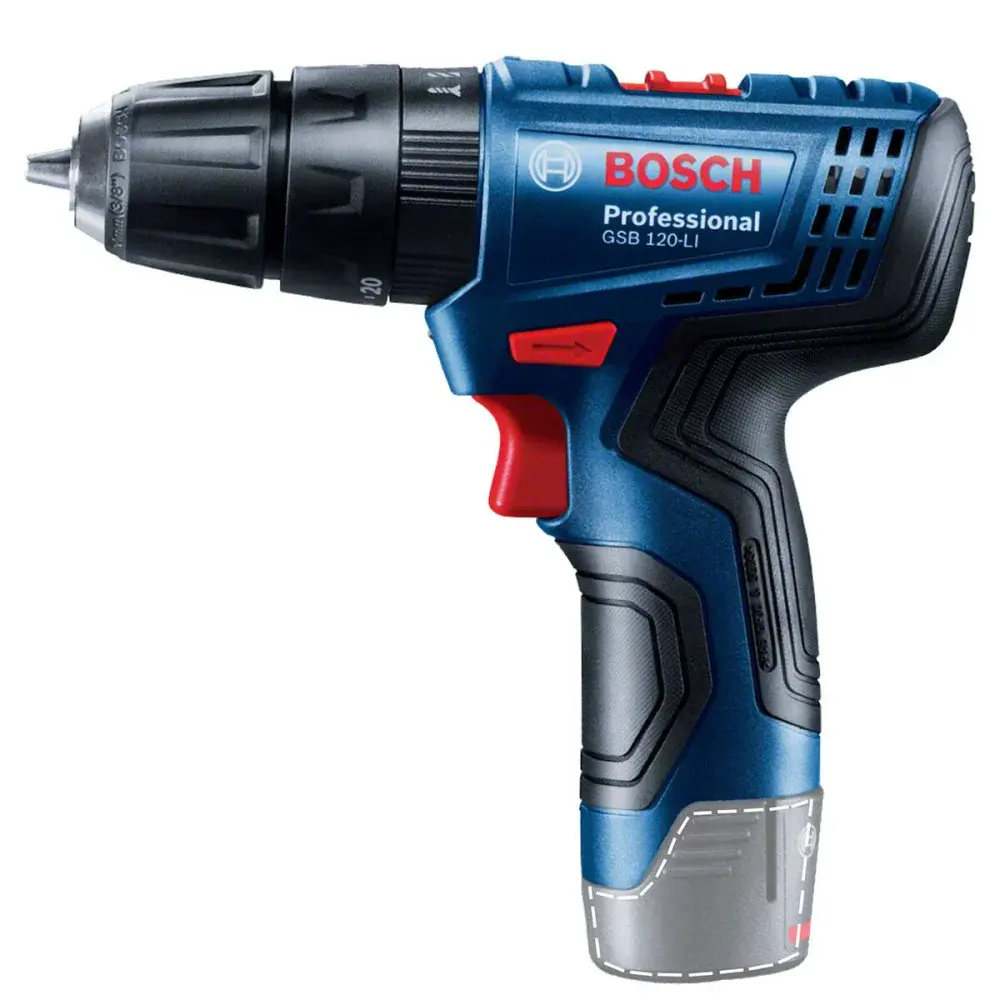Furadeira parafusadeira de impacto gsb 120-LI 3/8” 12V Bosch — fotografia 2