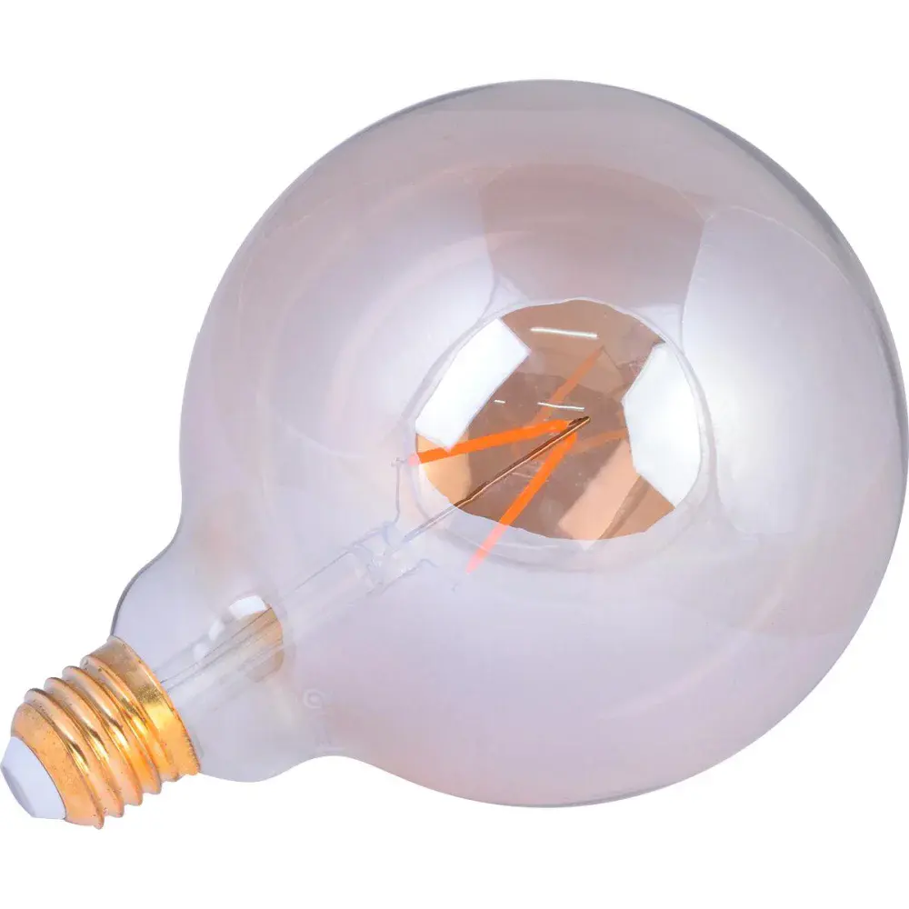 Lâmpada led filamento vintage globo G125 bivolt Liege — fotografia 4