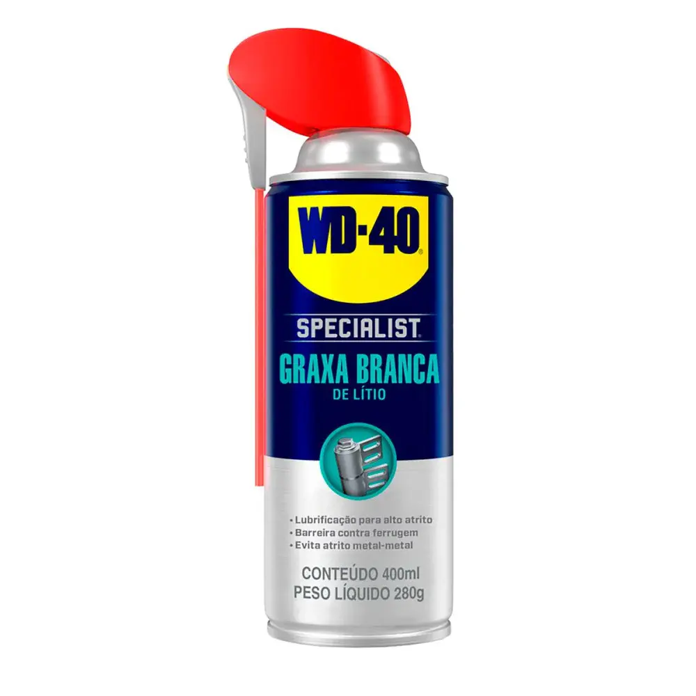Graxa branca de lítio aerossol 400ML Wd-40