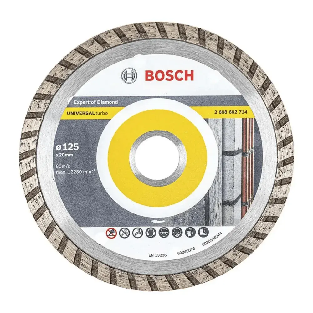 Disco diamantado turbo 125 x 20MM concret da Bosch — fotografia de referência