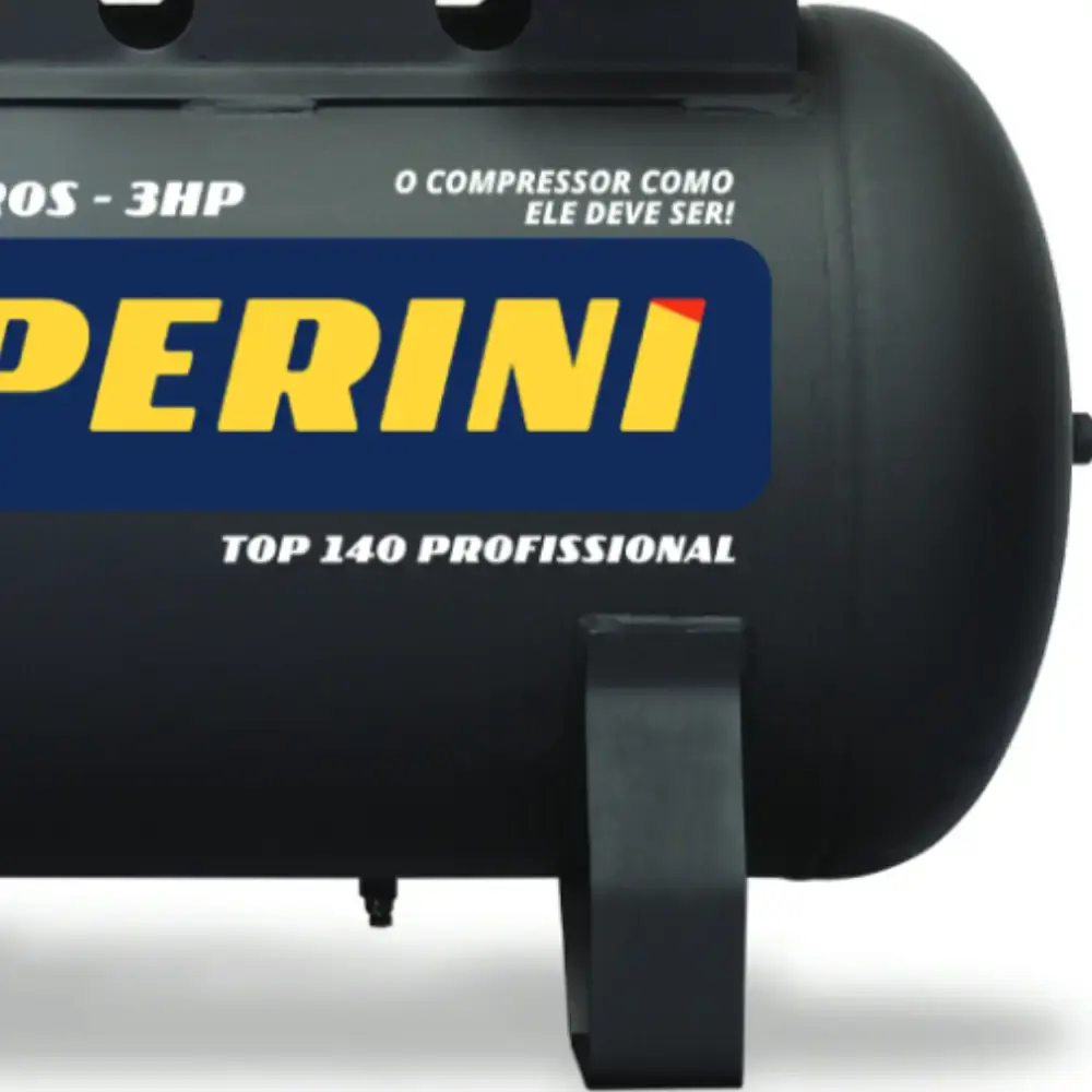 Compressor de ar 15 pés 3HP 150 litros monofásico 110/220V TOP 15 MP3V Chiaperini — fotografia 4