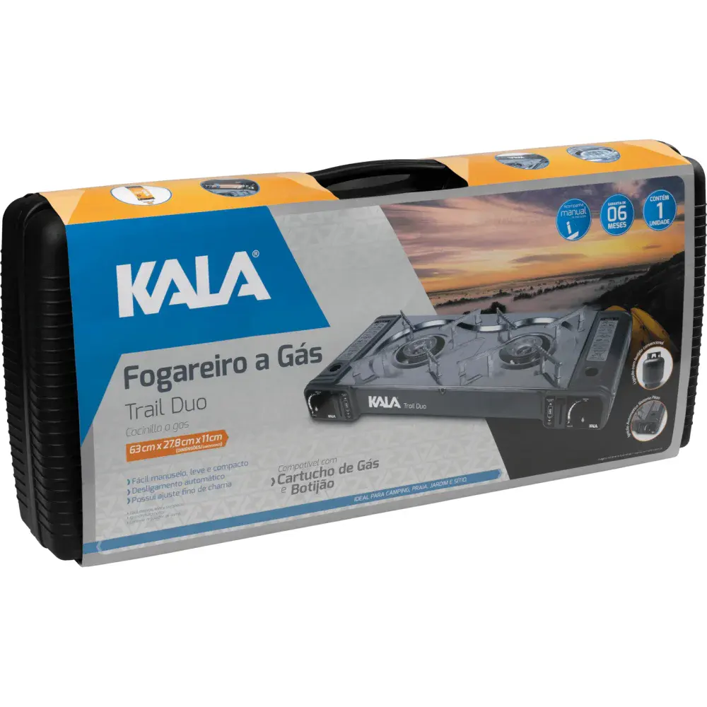 Fogareiro a gas trail duo Kala — fotografia 9