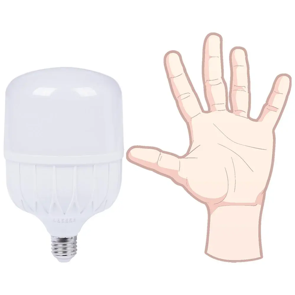 Lâmpada high led E27 50W branca bivolt Liege — fotografia 4