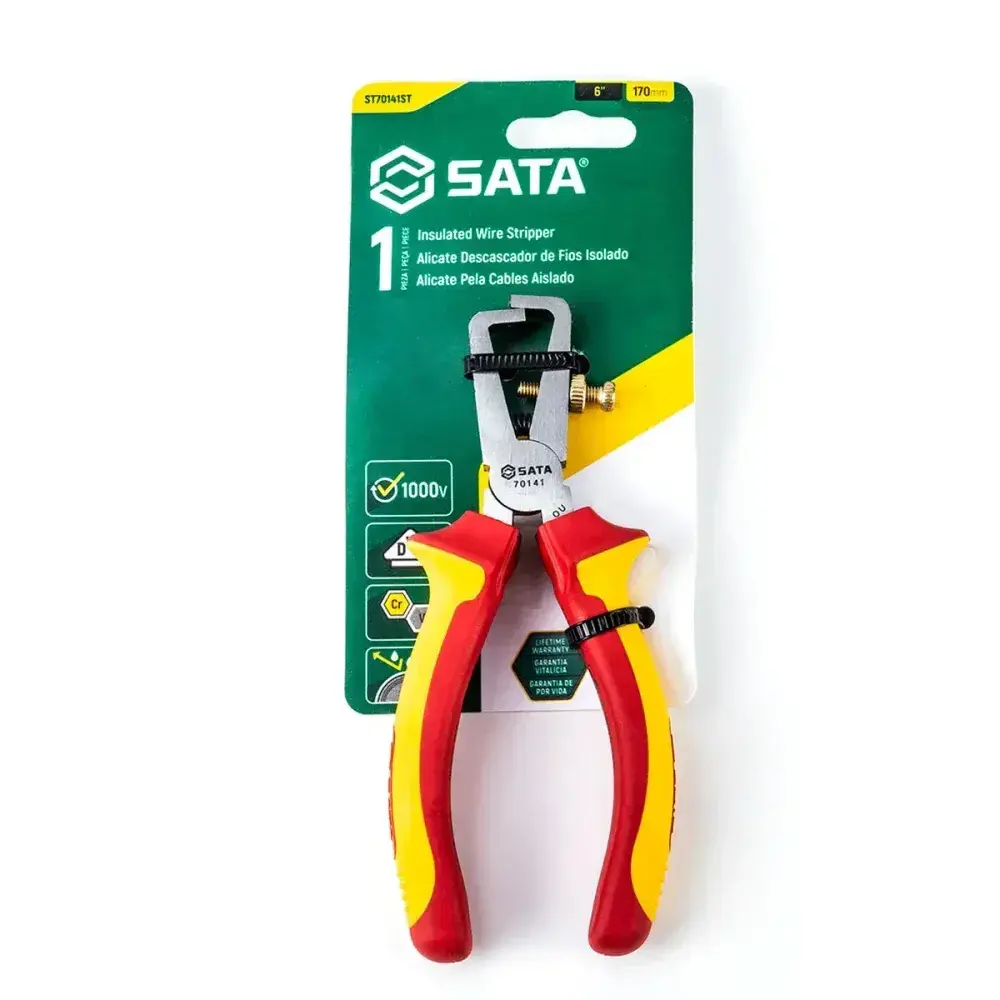 Alicate descascador insolado de fios de 6” Sata — fotografia 12
