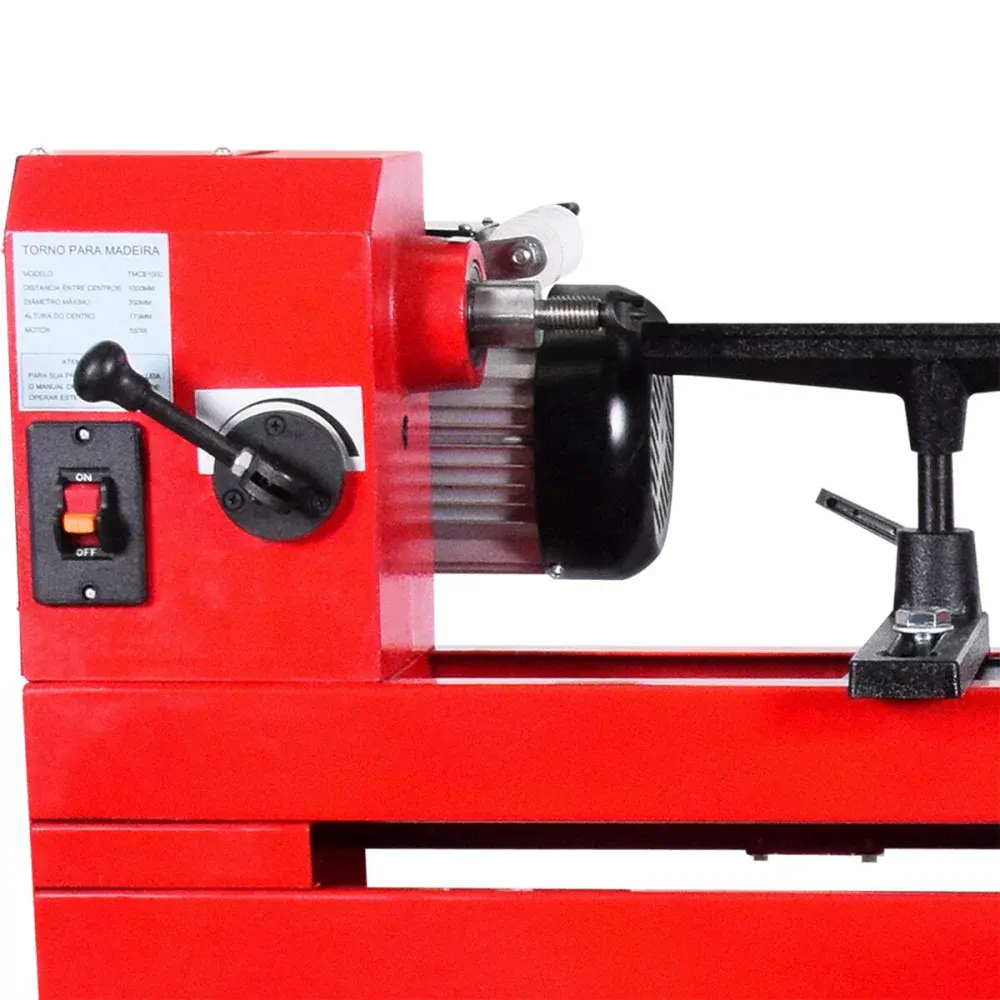 Torno para madeira copiador 1000MM 550W bivolt Bumafer — fotografia 3