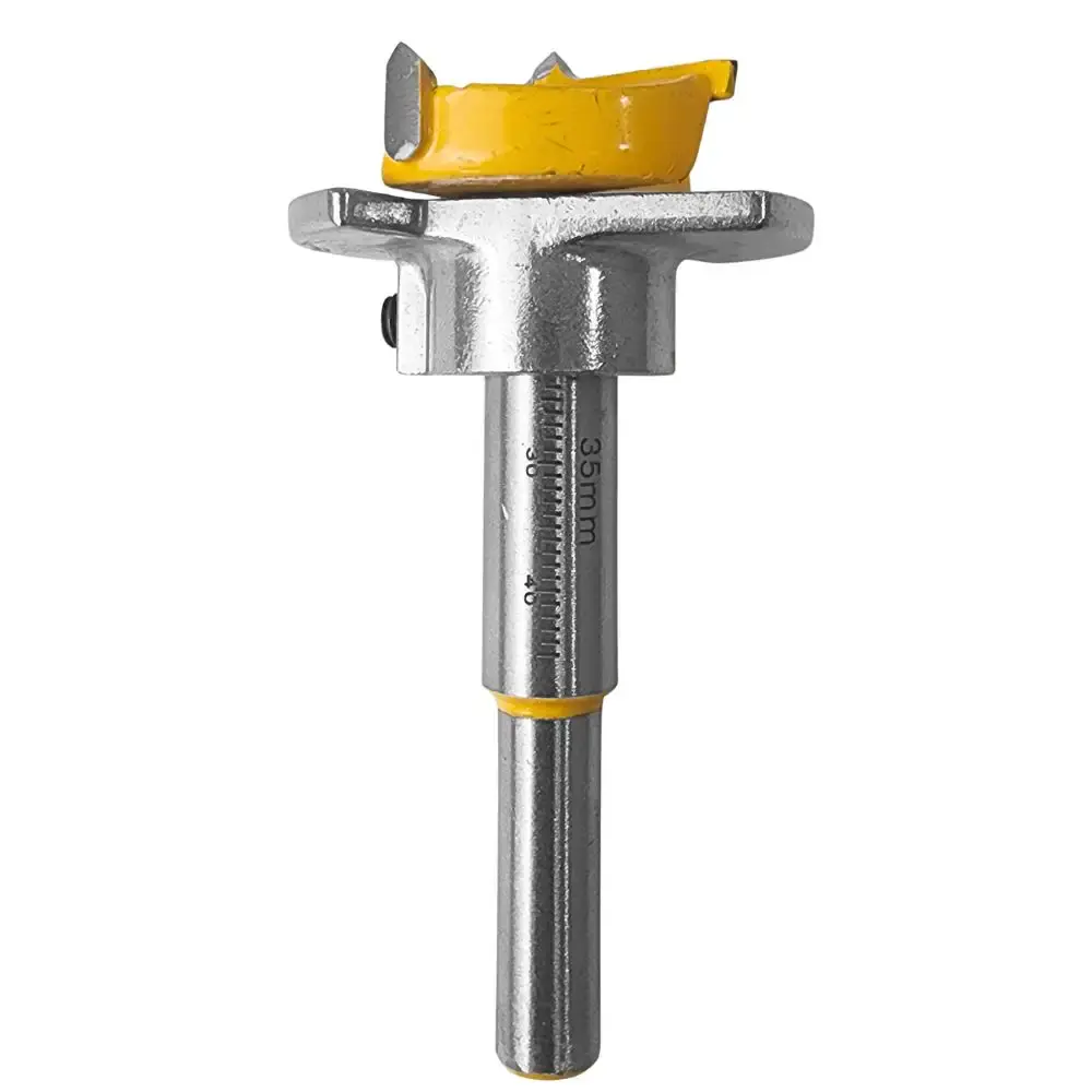 Broca de Fresa Forstner 35 mm para Dobradiça com Limitador EBF-35MM EVALD