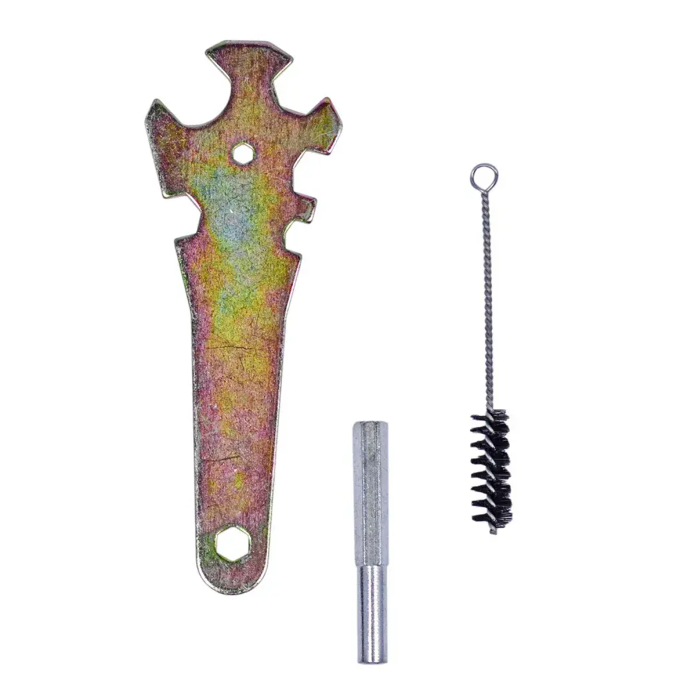 Pistola de pintura gravidade hvlp 1/4 npt 500ML Worker — fotografia 5