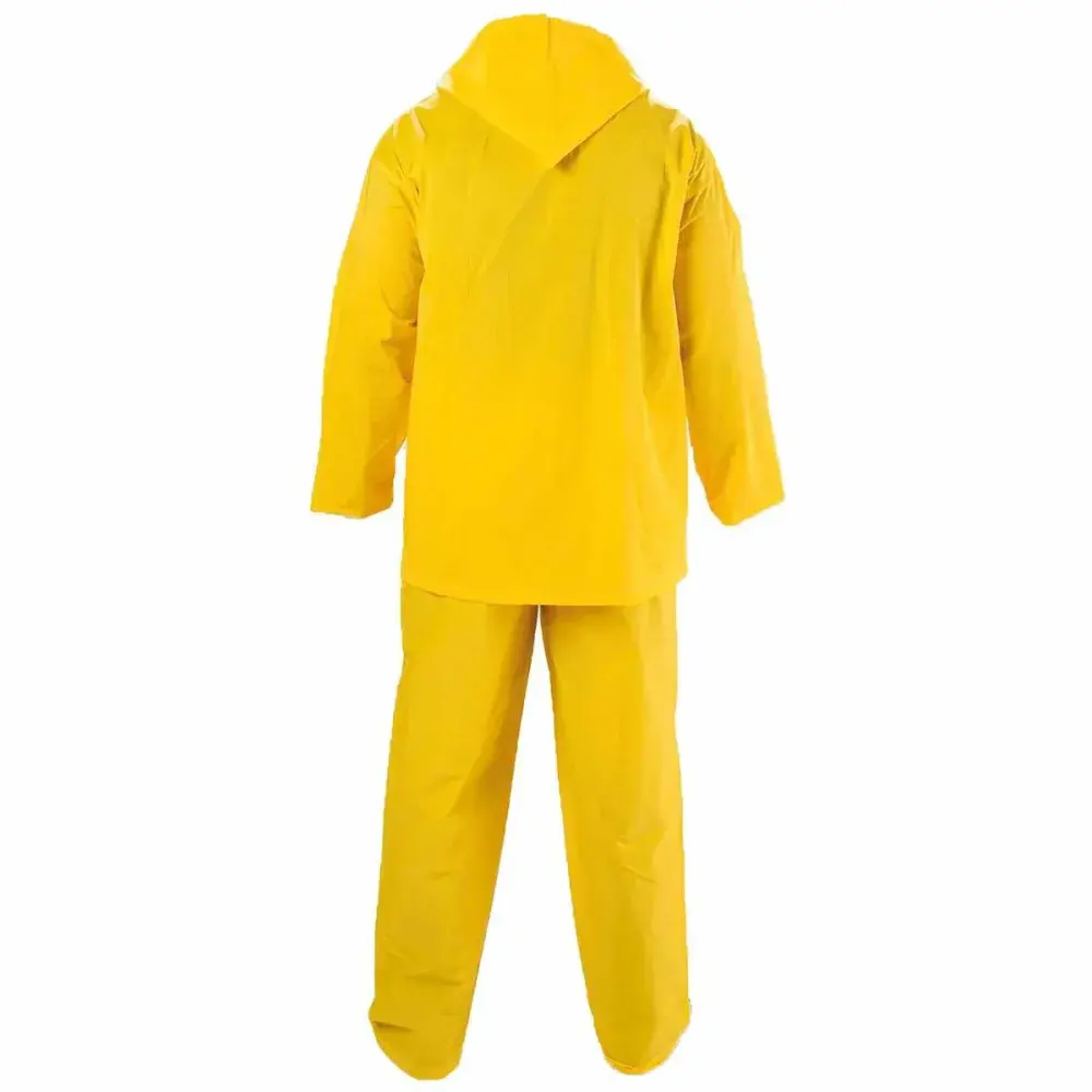Conjunto capa de chuva italiano amarelo g Worker — fotografia 4