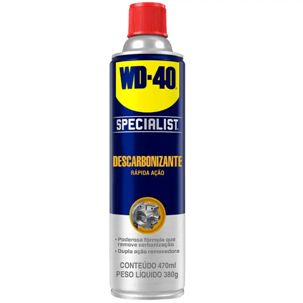 Descarbonizante aerossol de peças e motores 470 ML specialist Wd-40