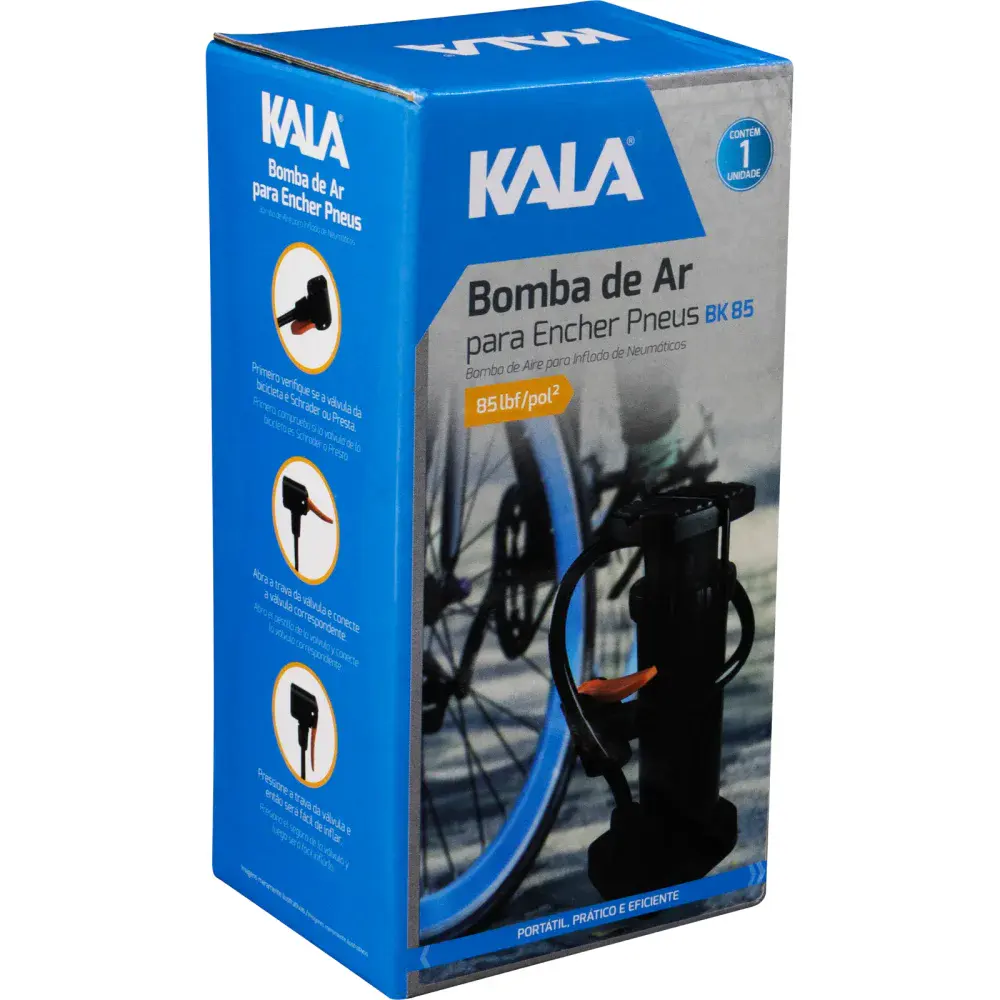 Bomba de ar bk 85 portátil Kala — fotografia 6