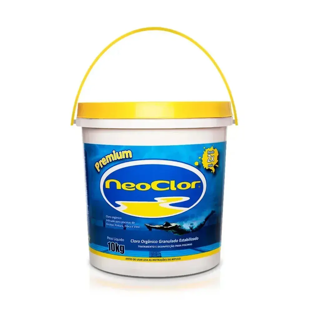 Cloro granulado 56% premium 10KG Neoclor — fotografia 2