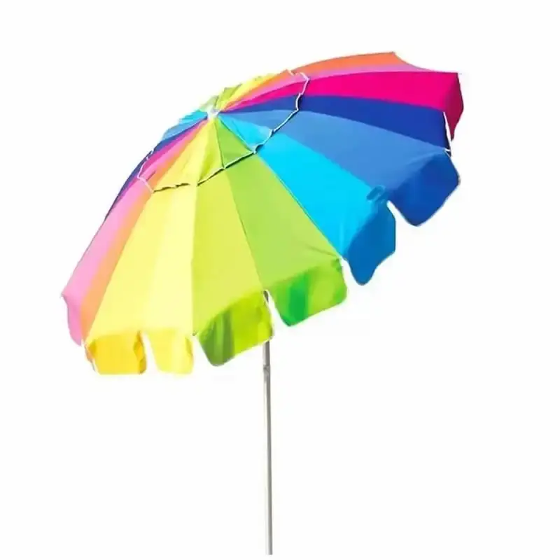 Guarda sol articulável rainbow 2.20 metros poliéster alumínio Mor — fotografia de referência