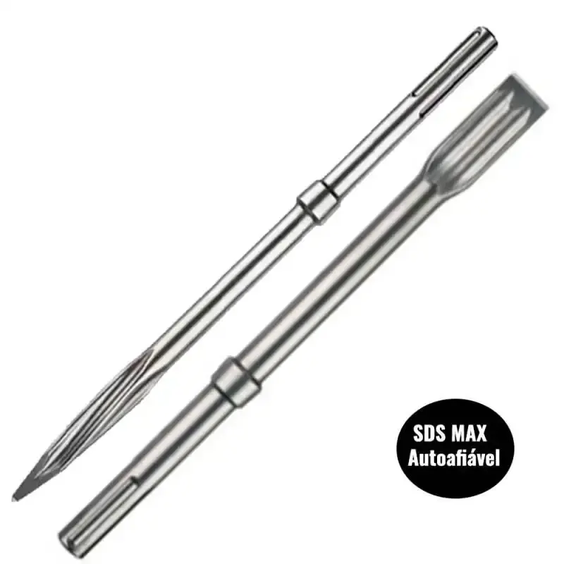 Kit Talhadeira e Ponteiro 400 mm SDS-MAX Autoafiáveis BOSCH — fotografia de referência