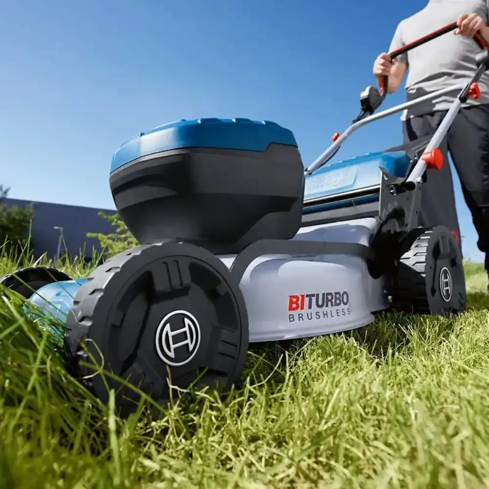 Cortador de grama a bateria 18V+18V GRA 18V2-46 sem carregador e bateria Bosch — fotografia 8