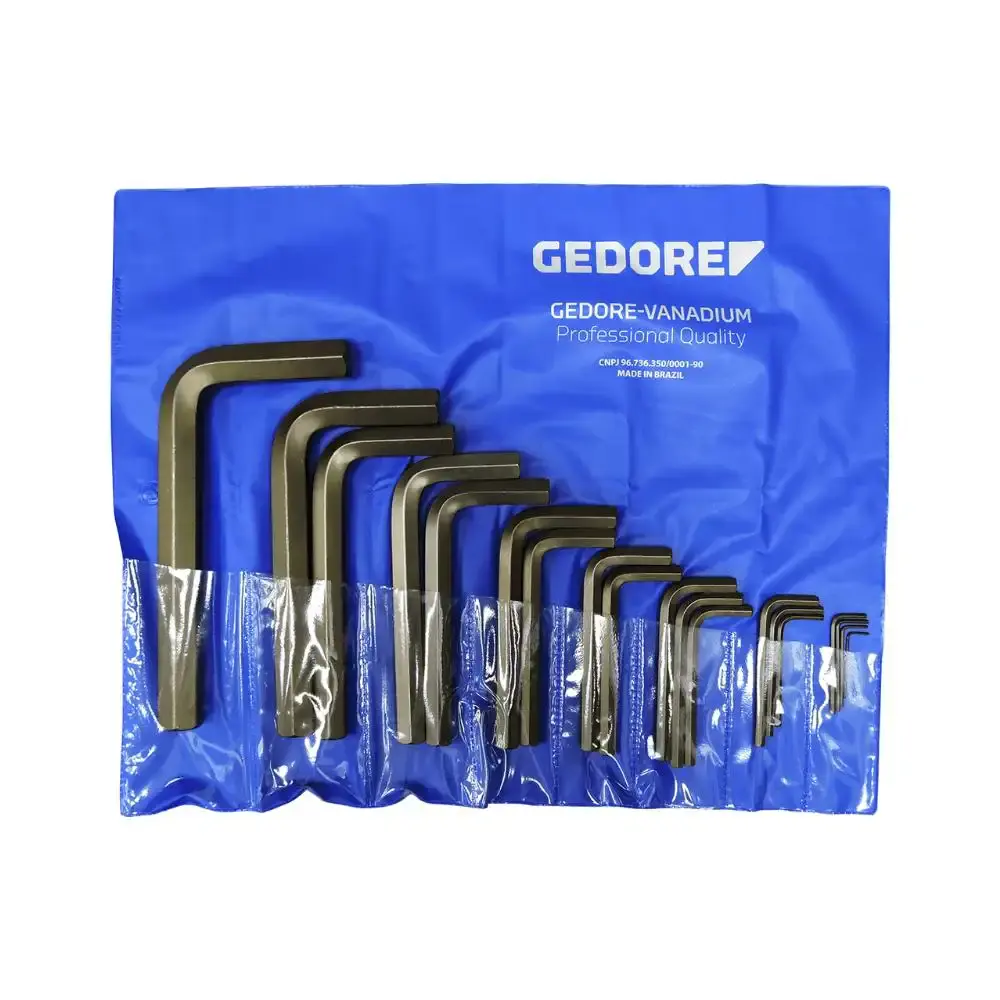 Jogo de chave hexagonal 0,15 a 2,4CM 19 peças Gedore — fotografia de referência