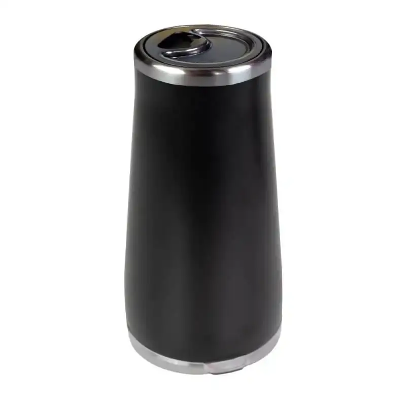 Copo Térmico de Cerveja Preto 700 ML c/ Tampa e Abridor - Conserva até 26h - MOR — fotografia 5