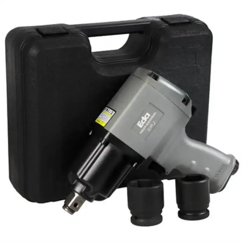Chave de impacto pneumática 3/4 POL com kit 120 kgf.m 9PJ Eda — fotografia 4