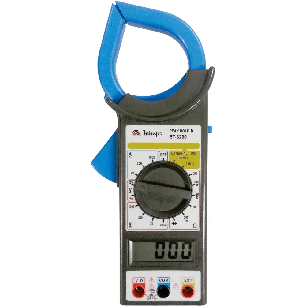 Alicate amperímetro digital ET-3200 Minipa