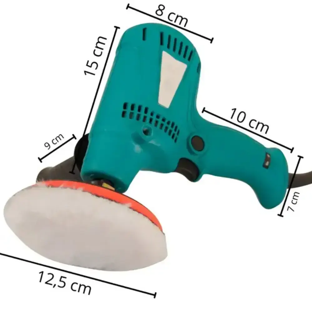 Politriz angular automotiva 125MM 700W com disco e bobina Evald 220 V — fotografia 7