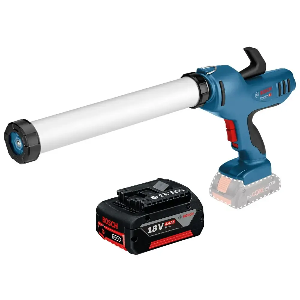 Pistola de silicone calafetagem 18V GCG 18V-600 com bateria 4AH Bosch — fotografia de referência