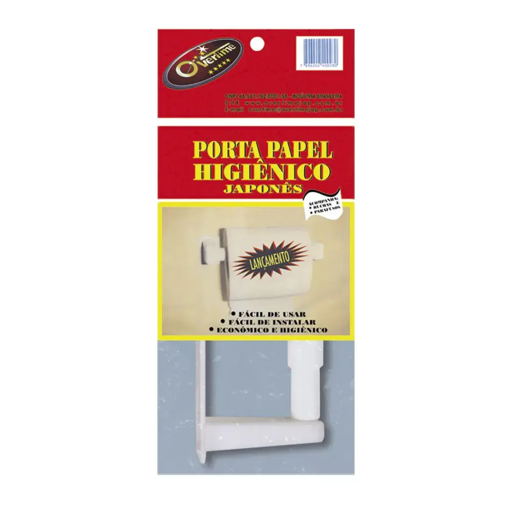 Porta papel Overtime higienico branco
